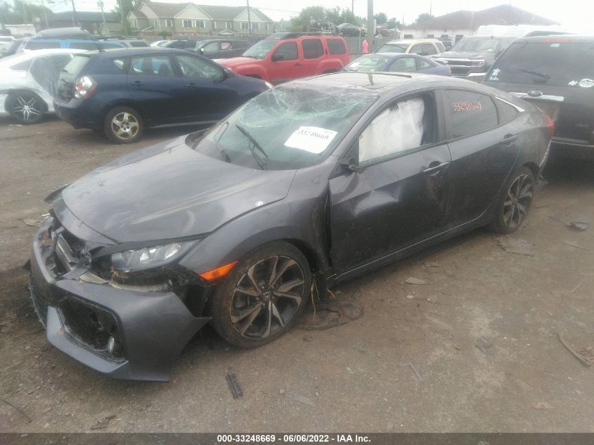 2018 HONDA CIVIC SI SEDAN 2HGFC1E53JH705997