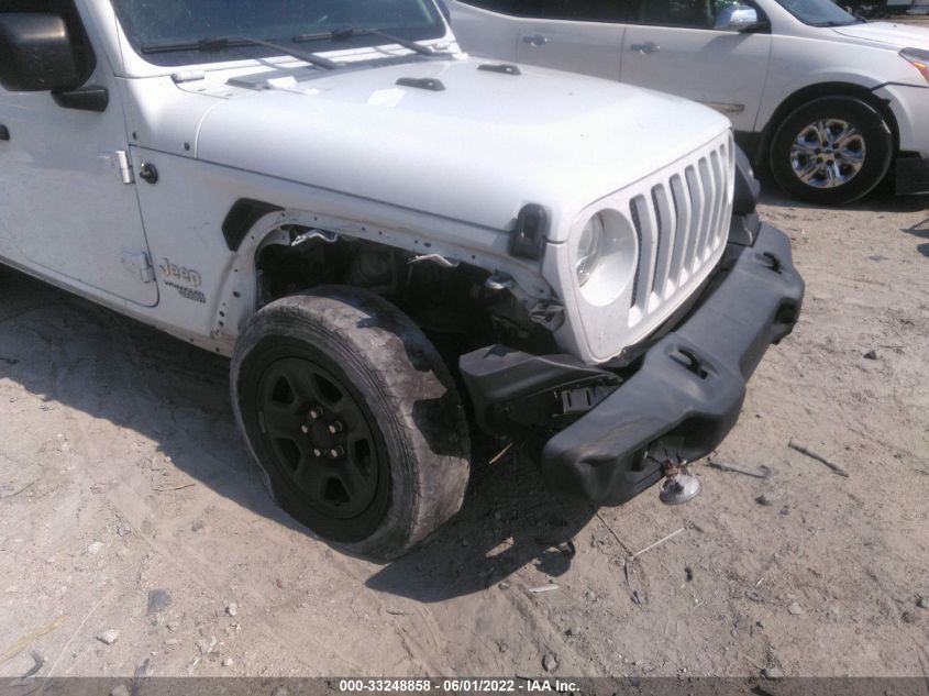 2018 JEEP WRANGLER UNLIMITED SPORT 1C4HJXDG7JW182794