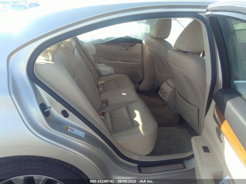 2013 LEXUS ES 300H HYBRID JTHBW1GG2D2024177