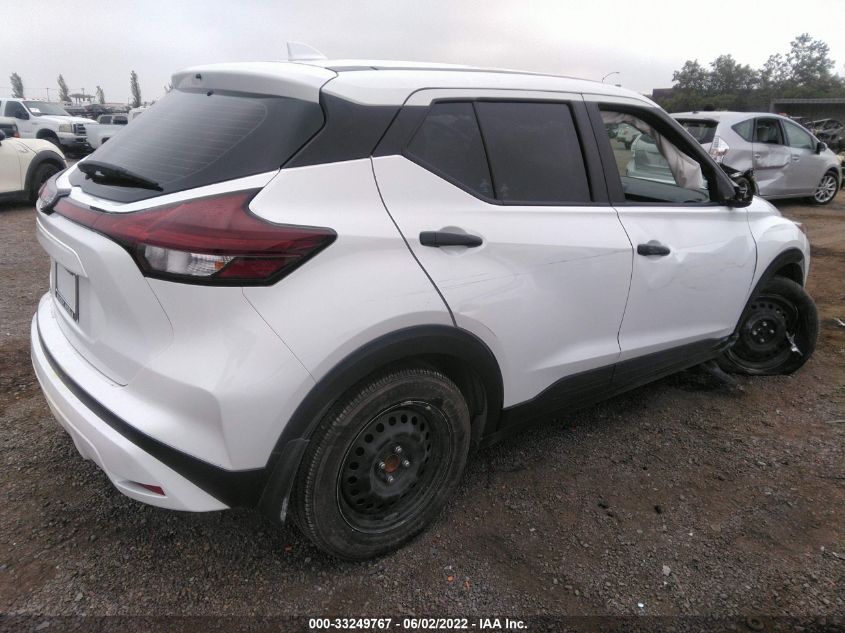 2022 NISSAN KICKS S 3N1CP5BV9NL478476