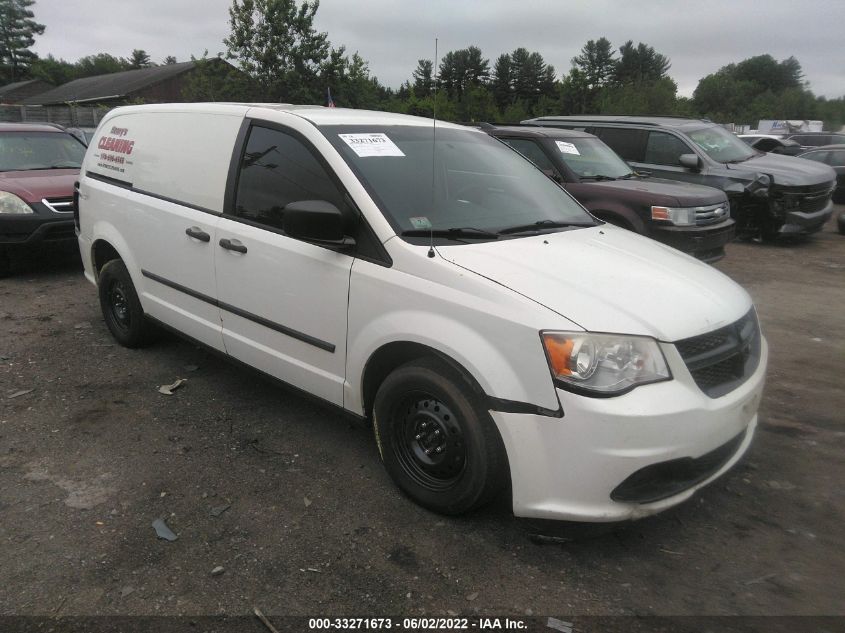 2013 RAM CARGO VAN TRADESMAN 2C4JRGAG3DR534670