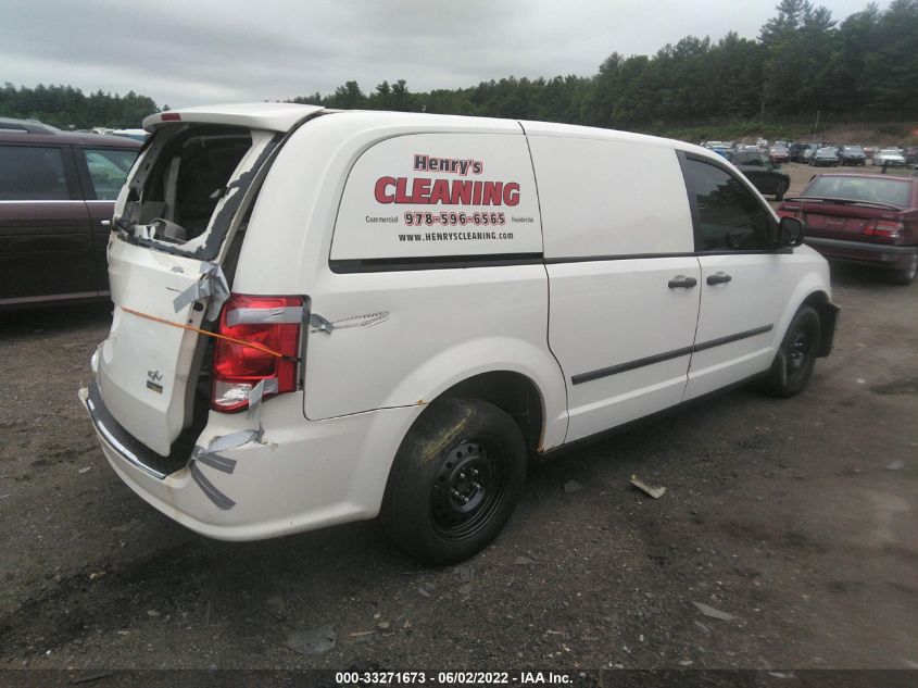 2013 RAM CARGO VAN TRADESMAN 2C4JRGAG3DR534670