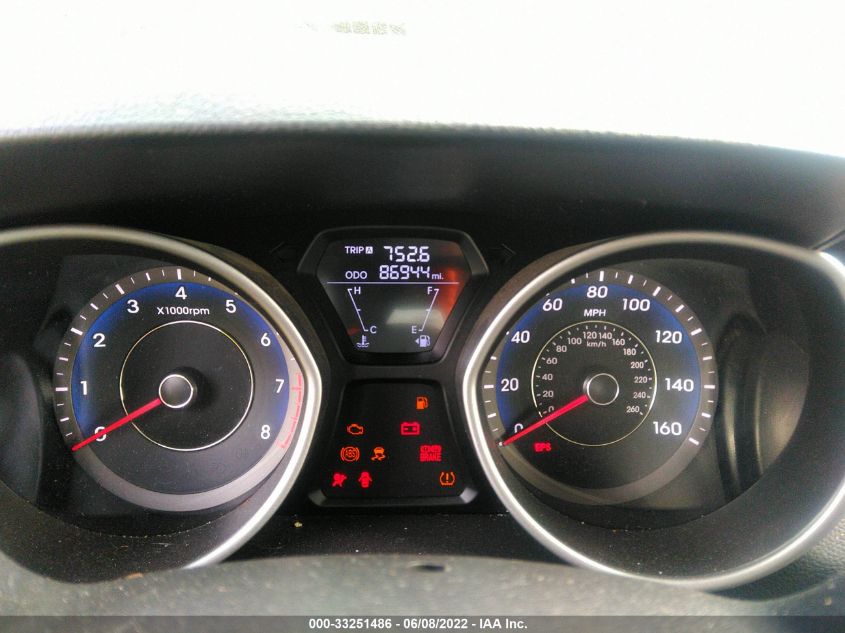 2013 HYUNDAI ELANTRA COUPE GS KMHDH6AE1DU020453