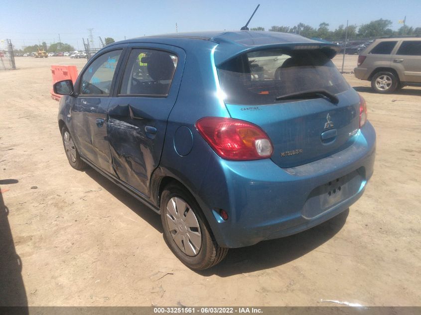 2015 MITSUBISHI MIRAGE DE/RF ML32A3HJ0FH060989