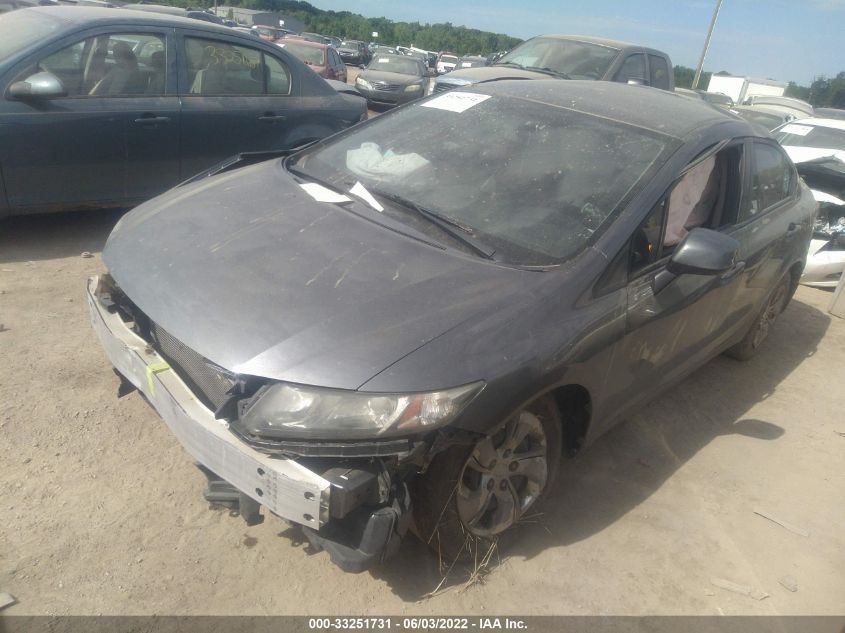 2013 HONDA CIVIC SDN LX 19XFB2F5XDE052848