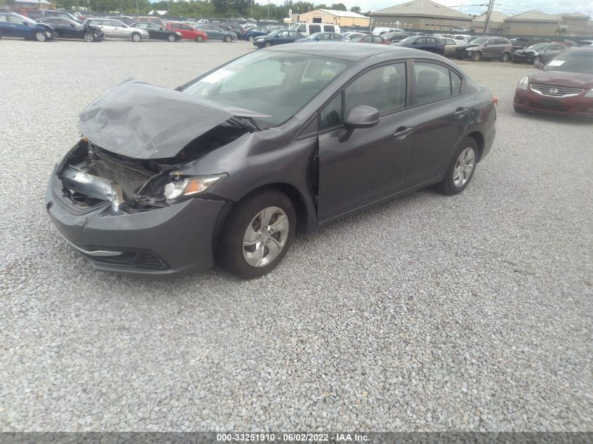 2013 HONDA CIVIC SDN LX 19XFB2F58DE028712
