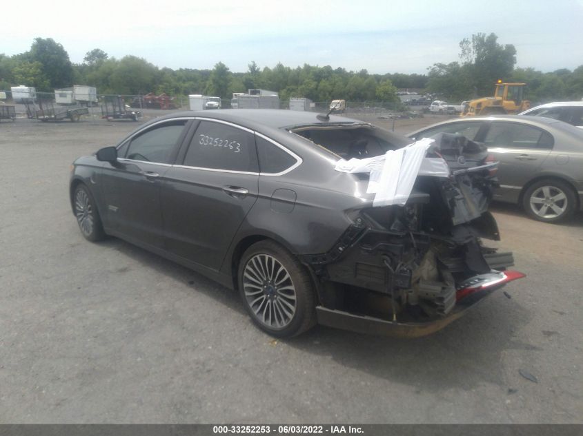 2017 FORD FUSION ENERGI TITANIUM 3FA6P0SU2HR229321