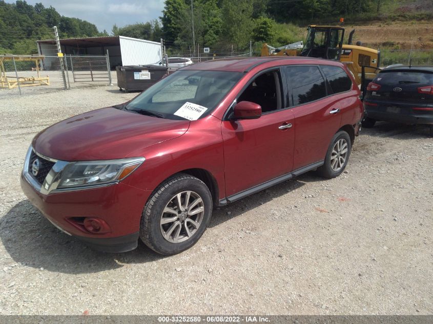 2014 NISSAN PATHFINDER S 5N1AR2MM0EC713677