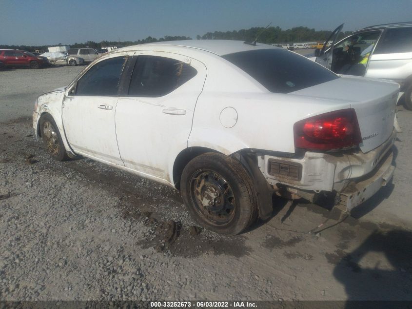 2014 DODGE AVENGER SE 1C3CDZAB7EN144228