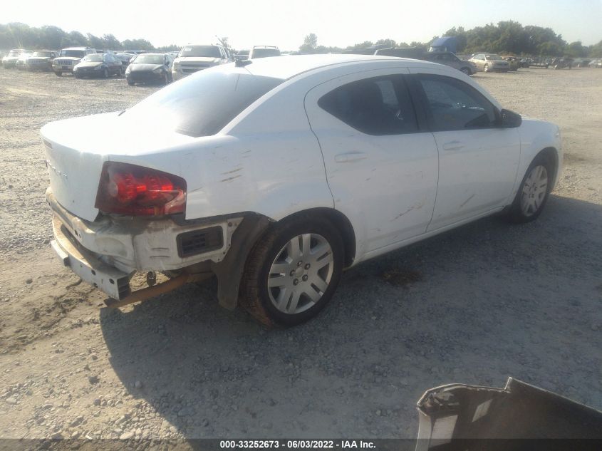 2014 DODGE AVENGER SE 1C3CDZAB7EN144228