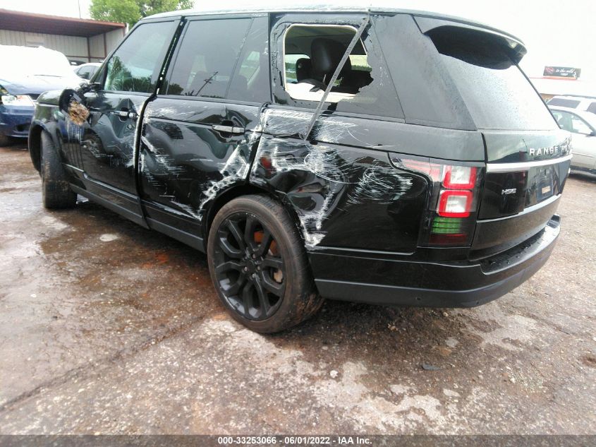 2015 LAND ROVER RANGE ROVER HSE SALGS2VF7FA205733