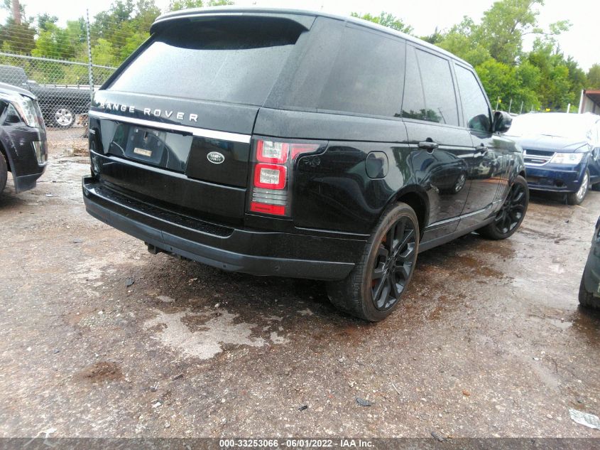 2015 LAND ROVER RANGE ROVER HSE SALGS2VF7FA205733