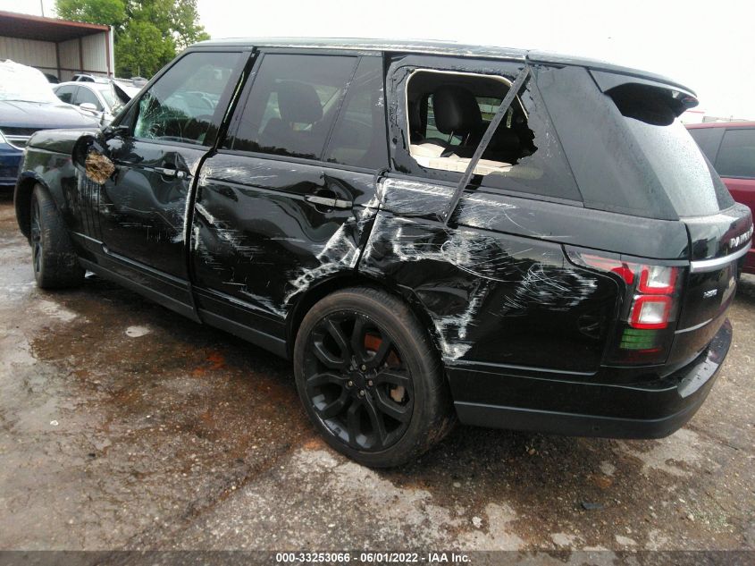 2015 LAND ROVER RANGE ROVER HSE SALGS2VF7FA205733
