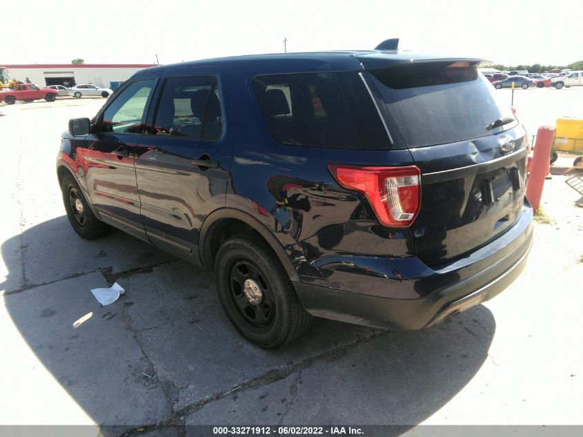 2017 FORD POLICE INTERCEPTOR 1FM5K8AR4HGA36395