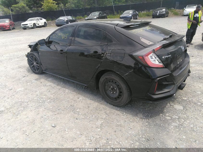 2020 HONDA CIVIC HATCHBACK SPORT SHHFK7G42LU213512