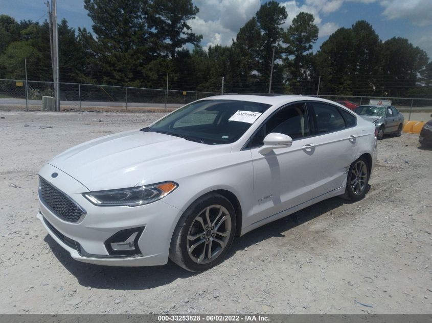 2019 FORD FUSION HYBRID TITANIUM 3FA6P0RU9KR155764