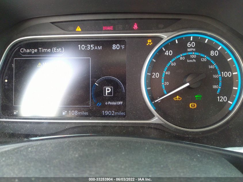 2022 NISSAN LEAF SV 1N4AZ1CV0NC555386