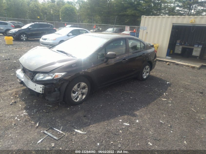 2013 HONDA CIVIC SDN LX 2HGFB2F59DH587594