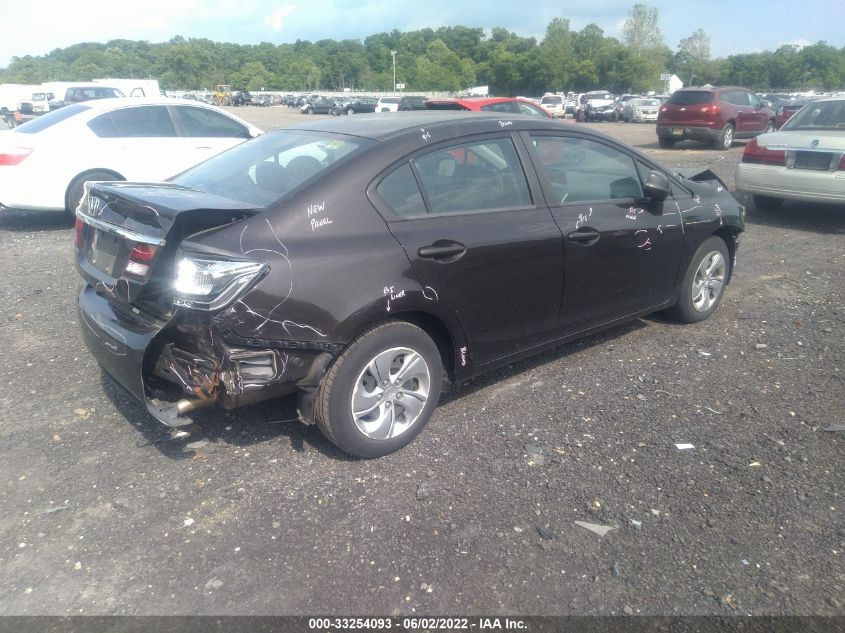 2013 HONDA CIVIC SDN LX 2HGFB2F59DH587594