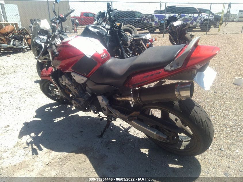 2007 HONDA CB900 F JH2SC480X7M500687