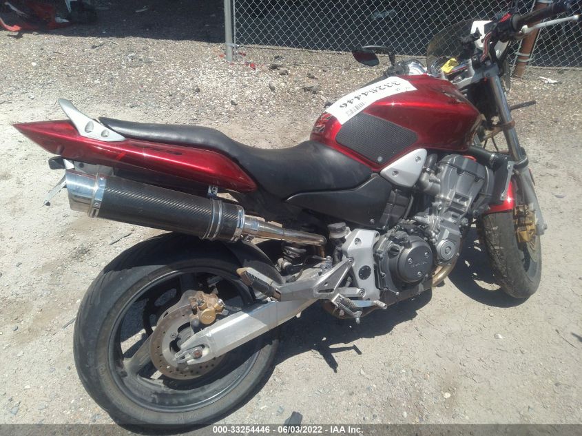 2007 HONDA CB900 F JH2SC480X7M500687
