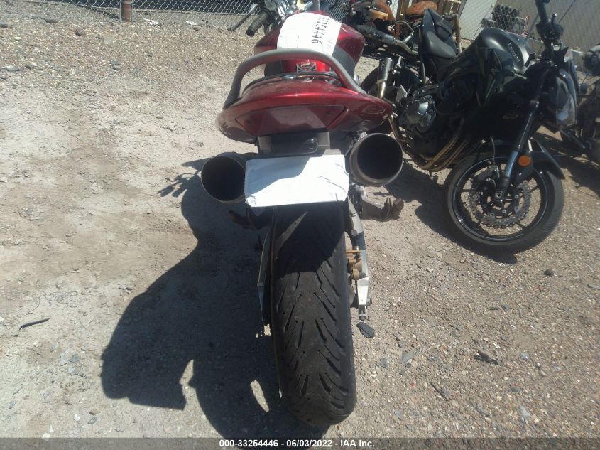 2007 HONDA CB900 F JH2SC480X7M500687