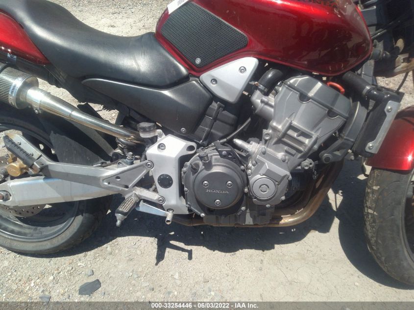 2007 HONDA CB900 F JH2SC480X7M500687