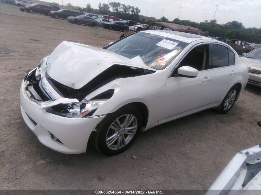 2013 INFINITI G37 SEDAN X JN1CV6ARXDM357833