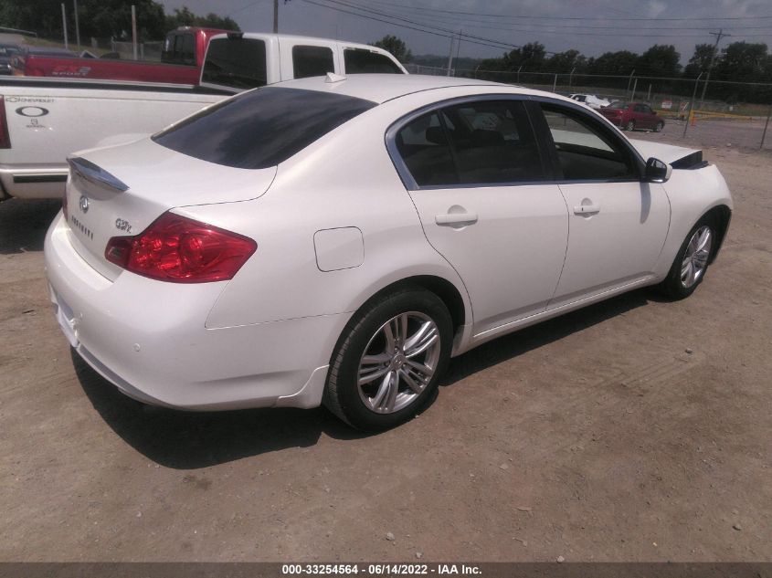 2013 INFINITI G37 SEDAN X JN1CV6ARXDM357833