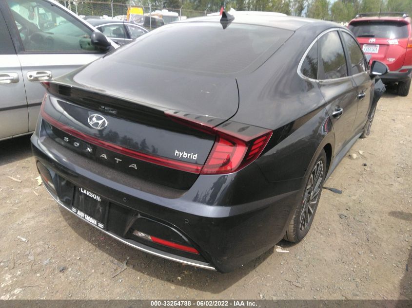 2020 HYUNDAI SONATA HYBRID LIMITED KMHL54JJ2LA010343