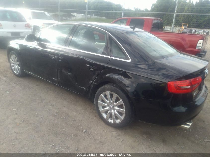 2013 AUDI A4 PREMIUM WAUAFAFL6DN051230
