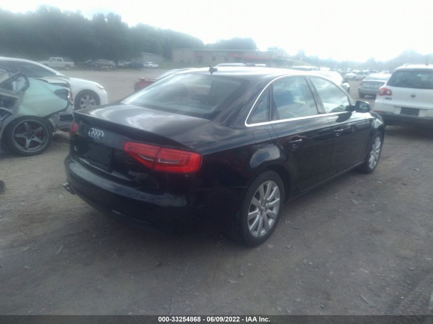 2013 AUDI A4 PREMIUM WAUAFAFL6DN051230
