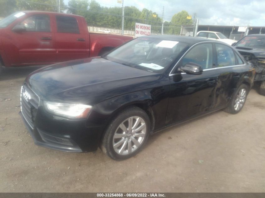 2013 AUDI A4 PREMIUM WAUAFAFL6DN051230