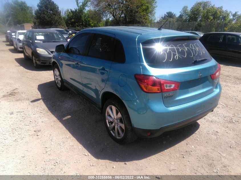 2013 MITSUBISHI OUTLANDER SPORT ES 4A4AR3AU6DE002141