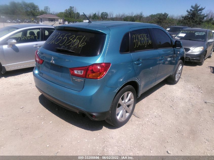 2013 MITSUBISHI OUTLANDER SPORT ES 4A4AR3AU6DE002141