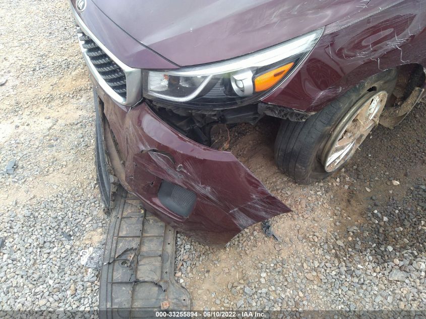 2016 KIA SEDONA LX KNDMB5C12G6150938