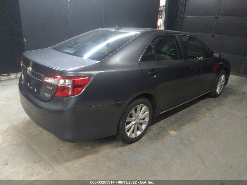2013 TOYOTA CAMRY HYBRID XLE 4T1BD1FK1DU063842