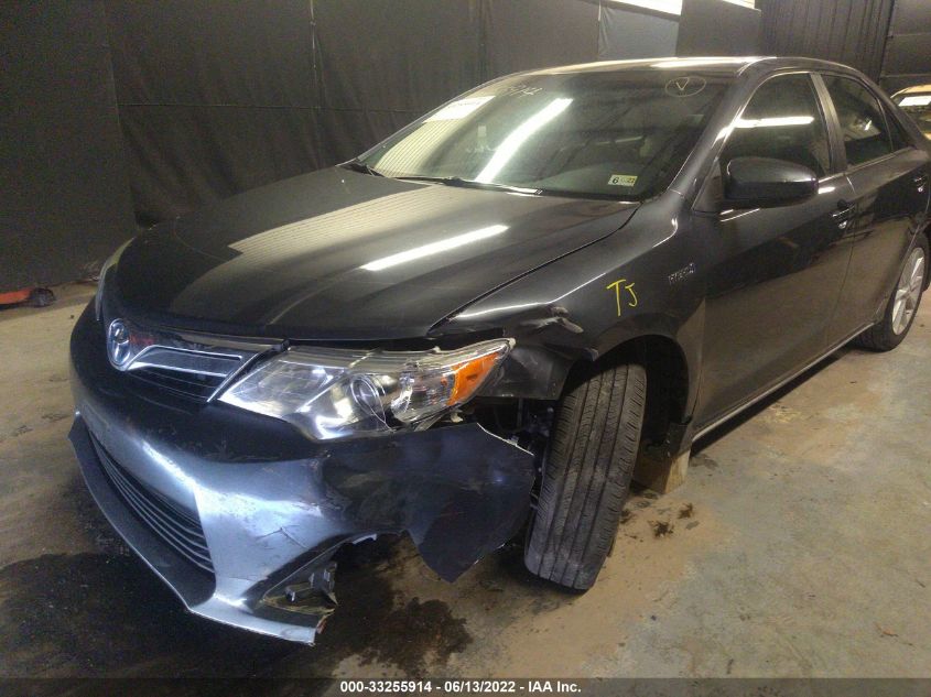2013 TOYOTA CAMRY HYBRID XLE 4T1BD1FK1DU063842