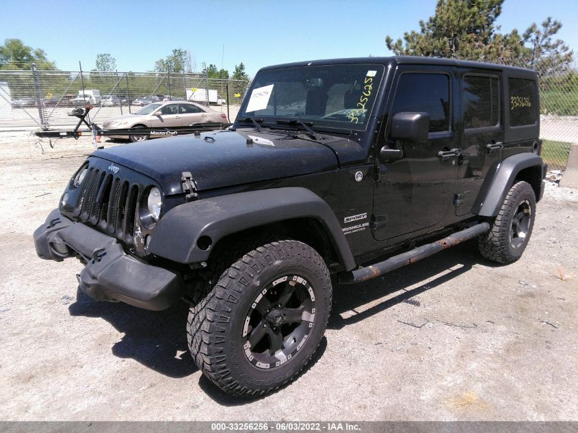 2014 JEEP WRANGLER UNLIMITED SPORT 1C4BJWDG4EL176524