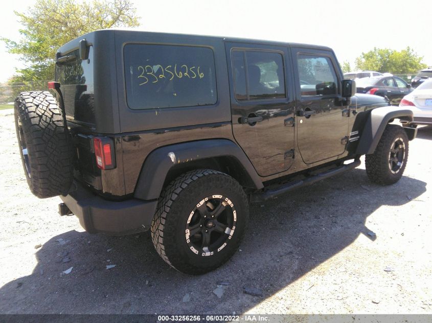 2014 JEEP WRANGLER UNLIMITED SPORT 1C4BJWDG4EL176524