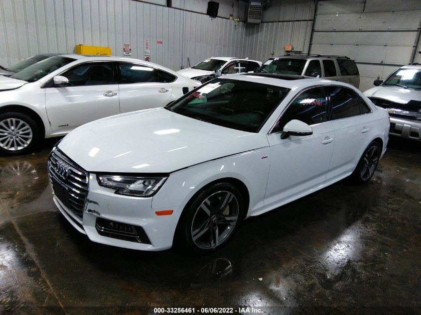 2017 AUDI A4 PREMIUM PLUS WAUENAF41HN037898