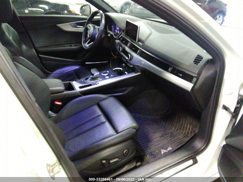 2017 AUDI A4 PREMIUM PLUS WAUENAF41HN037898