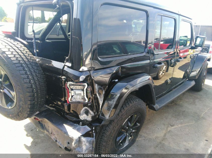 2021 JEEP WRANGLER UNLIMITED SAHARA ALTITUDE 1C4HJXEN0MW850873