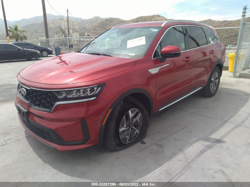 2021 KIA SORENTO HYBRID S KNDRG4LG2M5033402