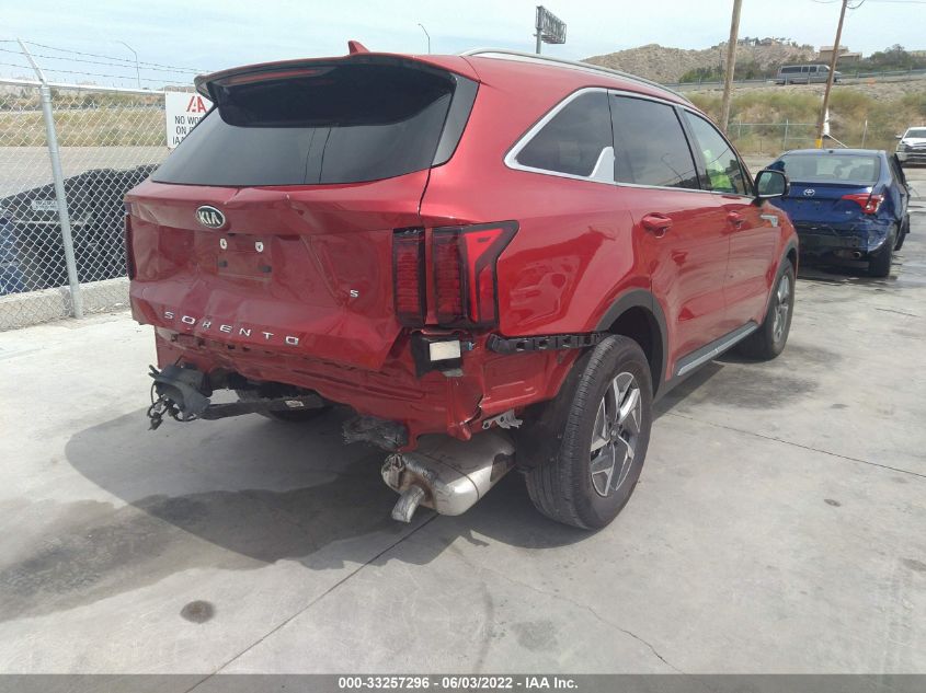 2021 KIA SORENTO HYBRID S KNDRG4LG2M5033402