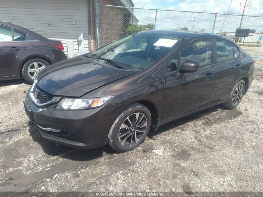 2013 HONDA CIVIC SDN EX 19XFB2F81DE022034