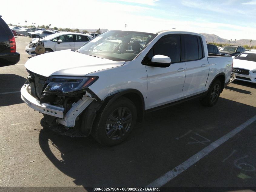 2020 HONDA RIDGELINE SPORT 5FPYK2F10LB000411