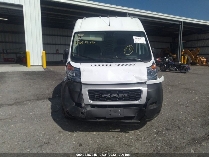 2021 RAM PROMASTER CARGO VAN 3C6LRVCG4ME585596