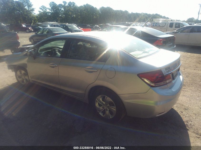 2013 HONDA CIVIC SDN LX 2HGFB2F58DH603476