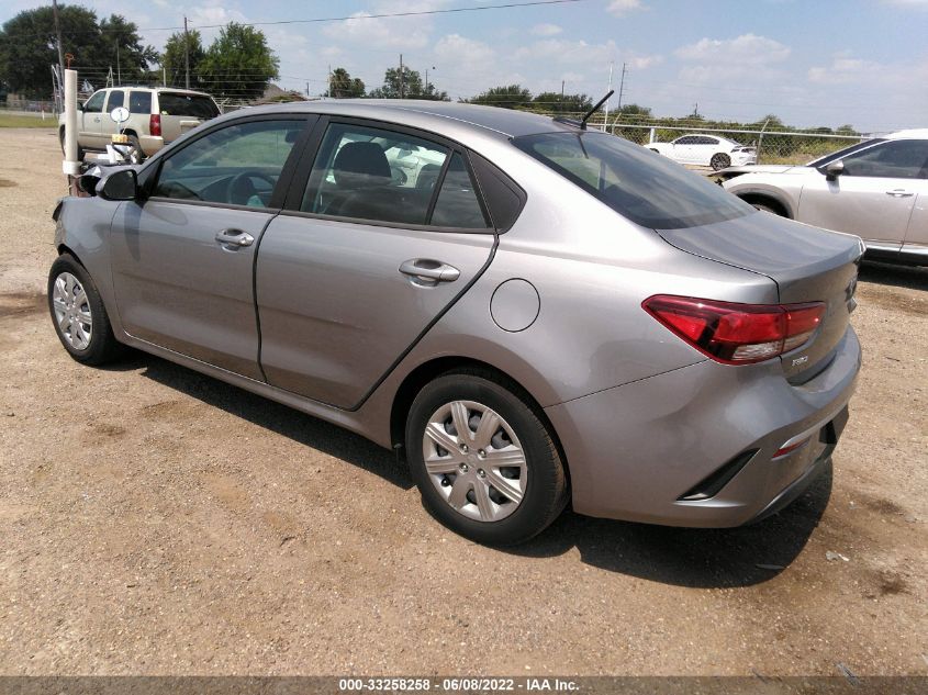 2022 KIA RIO S 3KPA24AD7NE435328